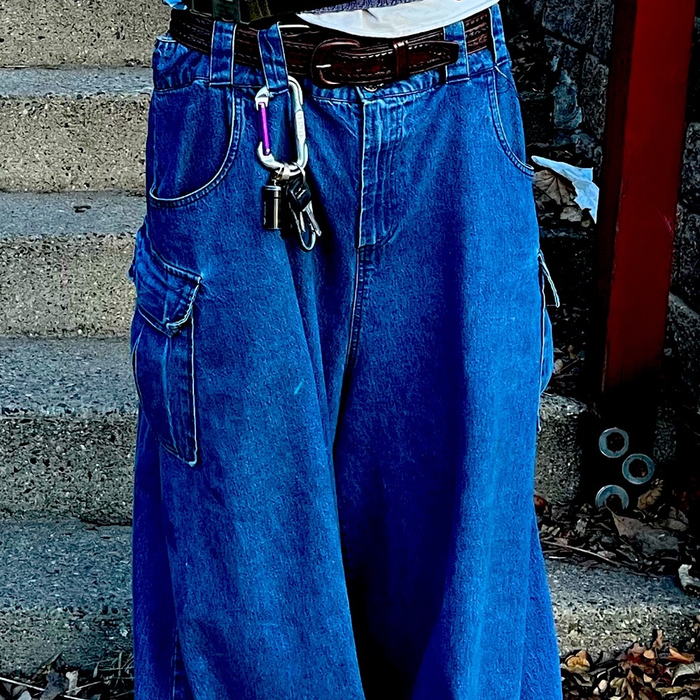 Y2K DENIM Wide Leg Flare Jeans - Picture 4 of 6